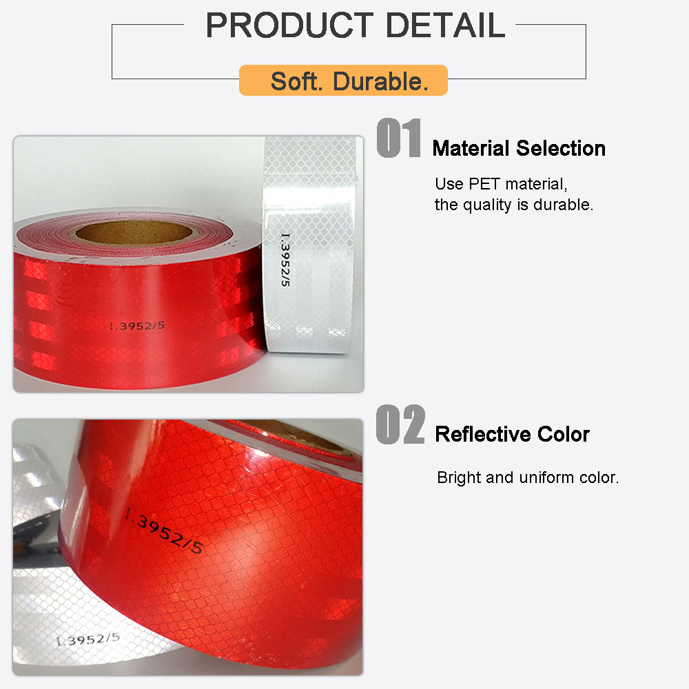 Custom reflective labels high visibility 