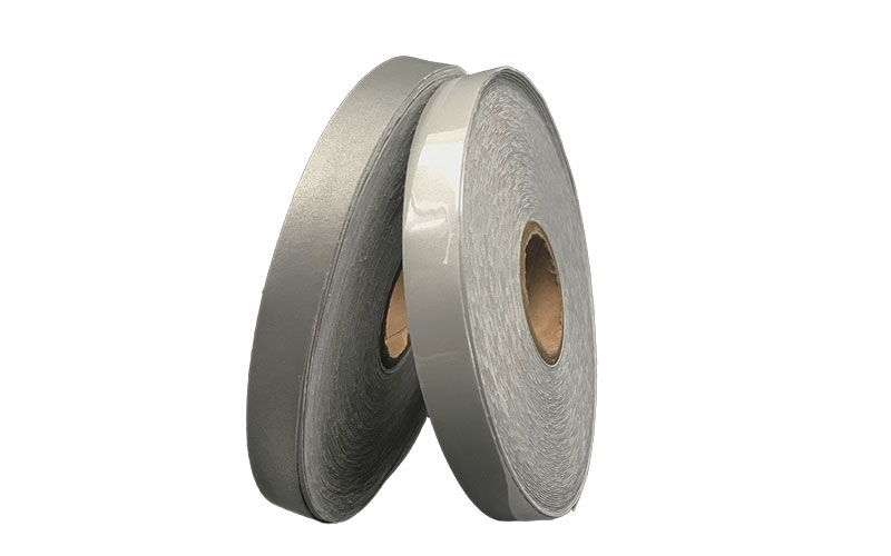Reflective ribbon for clothing double-sided reflective stretch