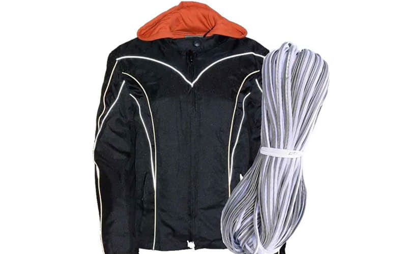 Reflective piping fabric 14mm