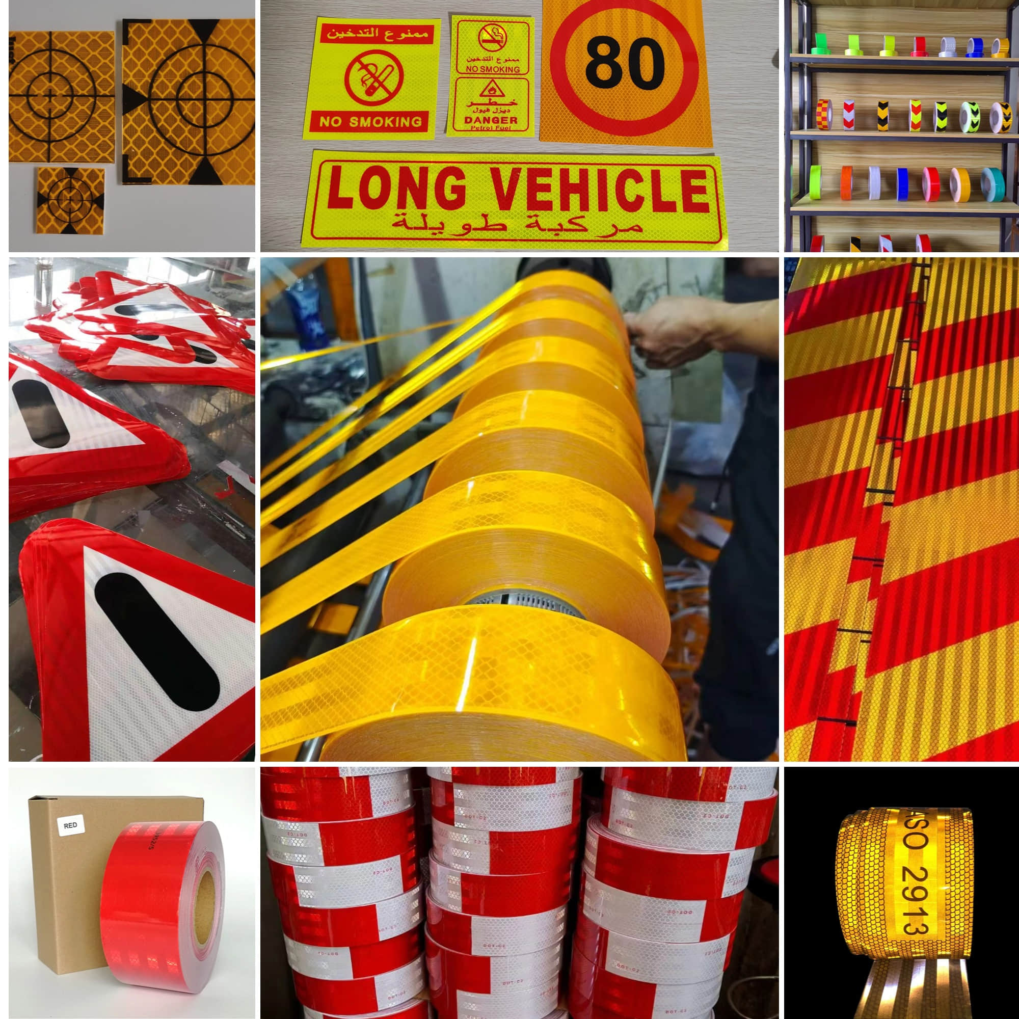 Reflective Vehicle Decals & Traffic Signage